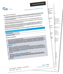FIIG Funding Details Form - PDF download