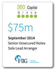 360 Capital - $75 Million Senior Unsecured Notes