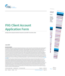 Client Account Application Form